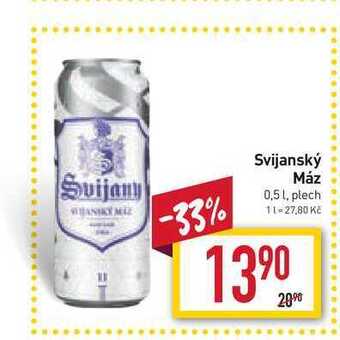 Svijanský máz 0,5 l, plech