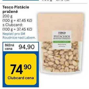 Tesco Tesco pistácie pražené 200 g nabídka