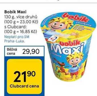 Tesco Bobík maxi 130 g nabídka