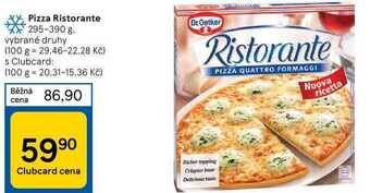 Tesco Pizza ristorante 295-390 g nabídka