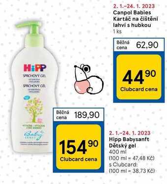 Tesco Hipp babysanft dětský gel 400 ml nabídka