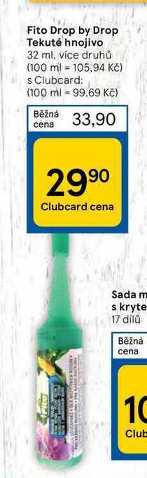 Tesco Fito drop by drop tekuté hnojivo 32 ml nabídka