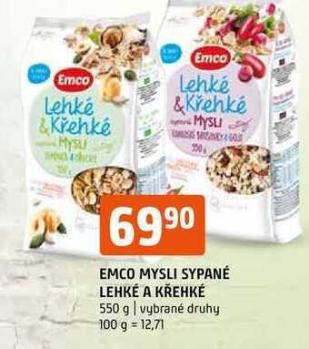 Terno Emco mysli sypané lehké a křehké 550 g nabídka
