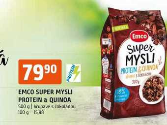 Terno Emco super mysli protein & quinoa 500 g nabídka