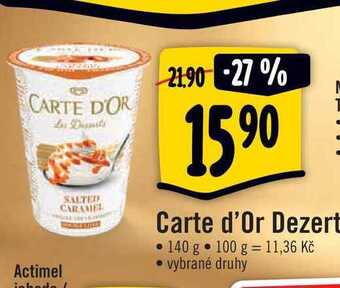 Albert Carte d'or dezert 140 g nabídka