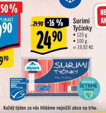 Albert Surimi tyčinky • 125 g nabídka