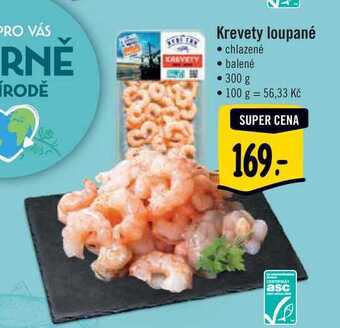 Albert Krevety loupané  300 g nabídka