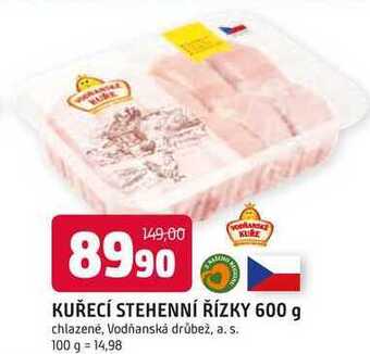Trefa Kuřecí stehenní řízky, 600 g nabídka