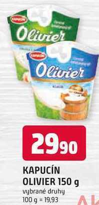 Trefa Kapucín olivier, 150 g nabídka