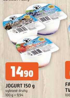 Trefa Jogurt, 150 g nabídka