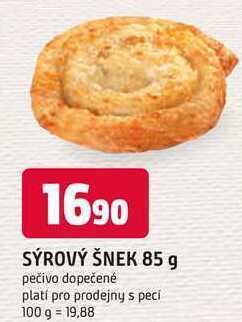 Trefa Sýrový šnek, 85 g nabídka