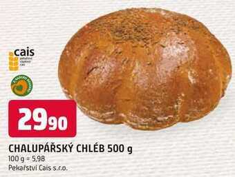 Trefa Chalupářský chléb, 500 g nabídka