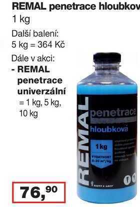 Barvy a laky drogerie Remal penetrace hloubkov 1 kg nabídka