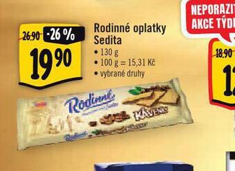 Albert Rodinné oplatky sedita nabídka