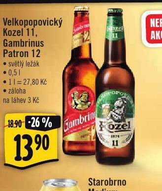 Albert Pivo gambrinus patron 12 nabídka