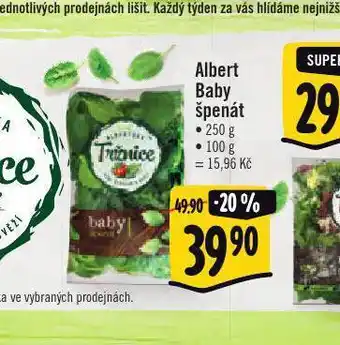 Albert baby špenát
