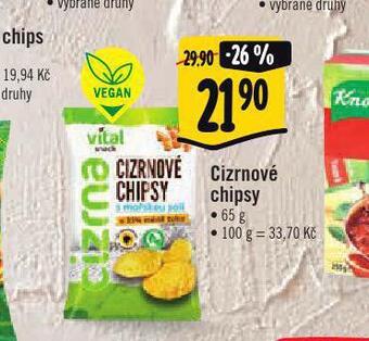 Albert Cizrnové chipsy nabídka