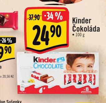 Albert Kinder čokoláda nabídka