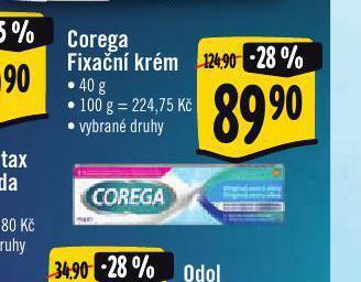 Albert Corega fixační krém nabídka