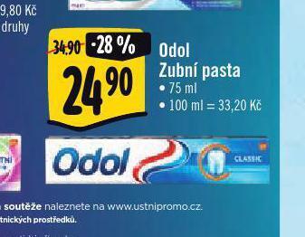 Albert Odol zubní pasta nabídka