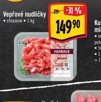 Albert Vepřové nudličky nabídka
