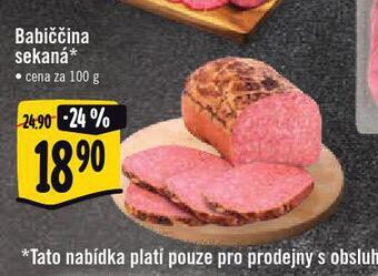 Albert Babiččina sekaná nabídka