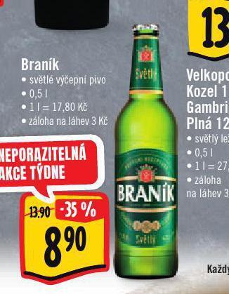 Albert Pivo braník nabídka