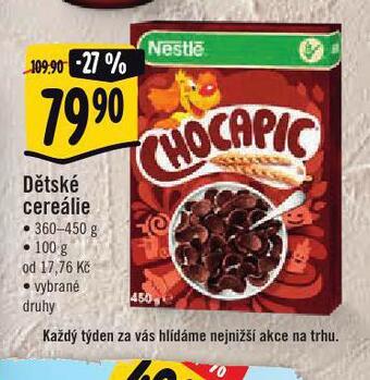 Albert Dětské cereálie nabídka