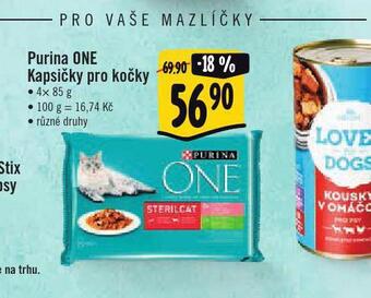 Albert Purina one kapsičky pro kočky nabídka