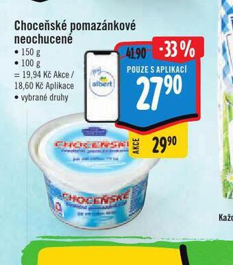 Albert Choceňské pomazánkové neochucené nabídka
