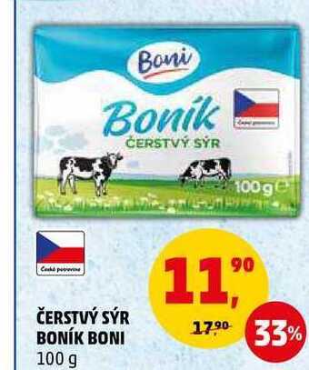Penny Market Čerstvý sýr boník boni, 100 g nabídka