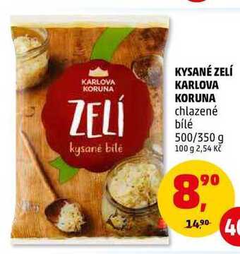 Penny Market Kysané zelí karlova koruna, 500 g nabídka