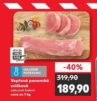 Kaufland Vepřová panenská svíčková nabídka