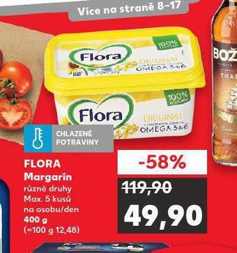 Kaufland Flora margarín nabídka