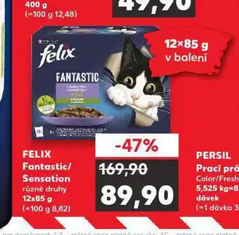 Kaufland Felix purina fantastic / sensation nabídka