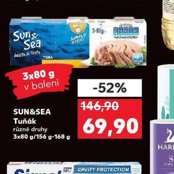 Kaufland Sun & sea tuňák nabídka