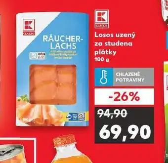 Kaufland Losos uzený za studena plátky nabídka