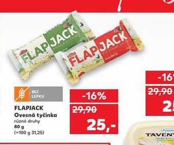Flapjack ovesná tyčinka