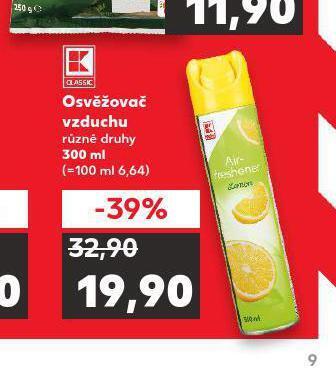 Kaufland Osvěžovač vzduchu nabídka