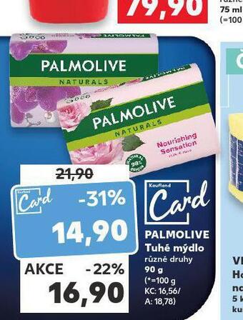 Kaufland Palmolive tuhé mýdlo nabídka