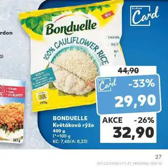 Kaufland Bonduelle květáková rýže nabídka