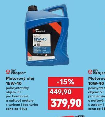 Kaufland Motorový olej 15w-40 nabídka
