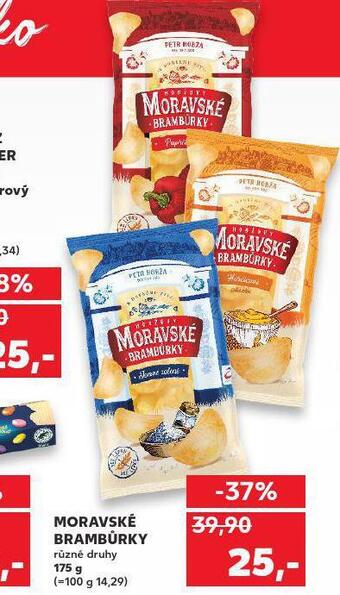 Kaufland Moravské brambůrky nabídka