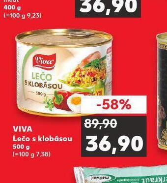 Kaufland Viva lečo s klobásou nabídka