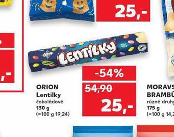 Kaufland Orion lentilky nabídka