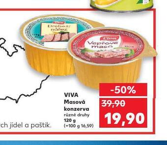 Kaufland Viva masová konzerva nabídka