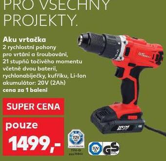 Kaufland Aku vrtačka nabídka