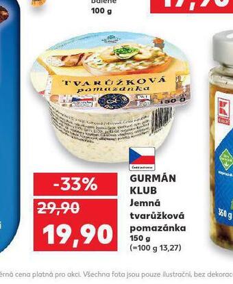 Kaufland Jemná tvarůžková pomazánka nabídka