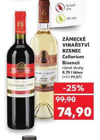 Zámecké vinařství bzenec cellarium bisencii