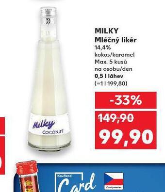Milky mléčný likér